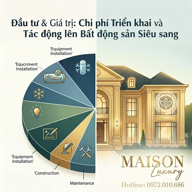 So sánh chi phí đầu tư và giá trị gia tăng của recovery room.