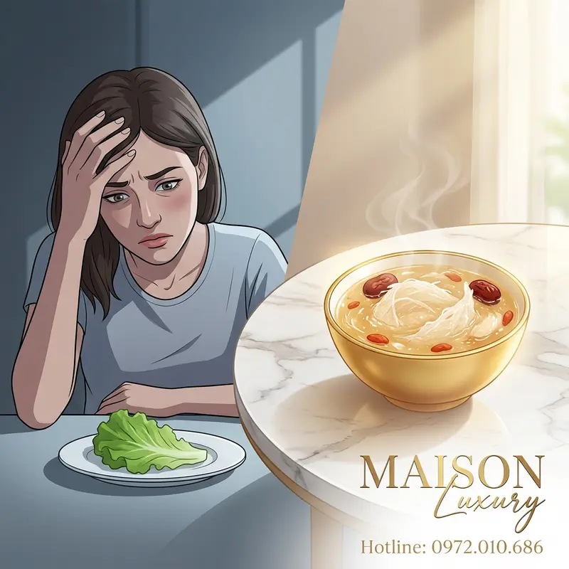 Sự đối lập giữa khổ hạnh cực đoan và dinh dưỡng tinh hoa từ Yến tổ.