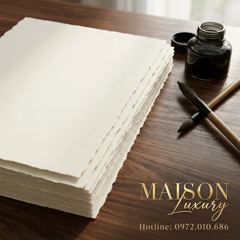 Giấy cotton cao cấp dùng cho hộp quà