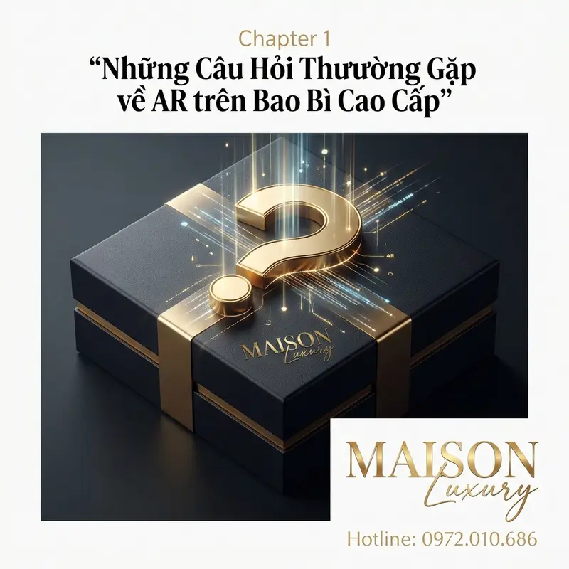 Các câu hỏi thường gặp về ứng dụng AR trên bao bì thương hiệu cao cấp.