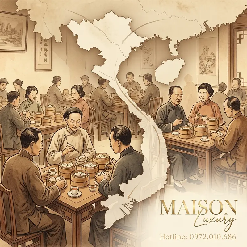 Hành trình bánh lưu sa từ dim sum Quảng Đông đến Việt Nam.