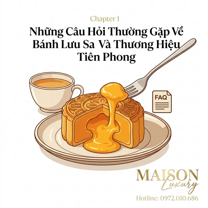 Mặt cắt bánh lưu sa giải đáp mọi thắc mắc về chất lượng và cách dùng.