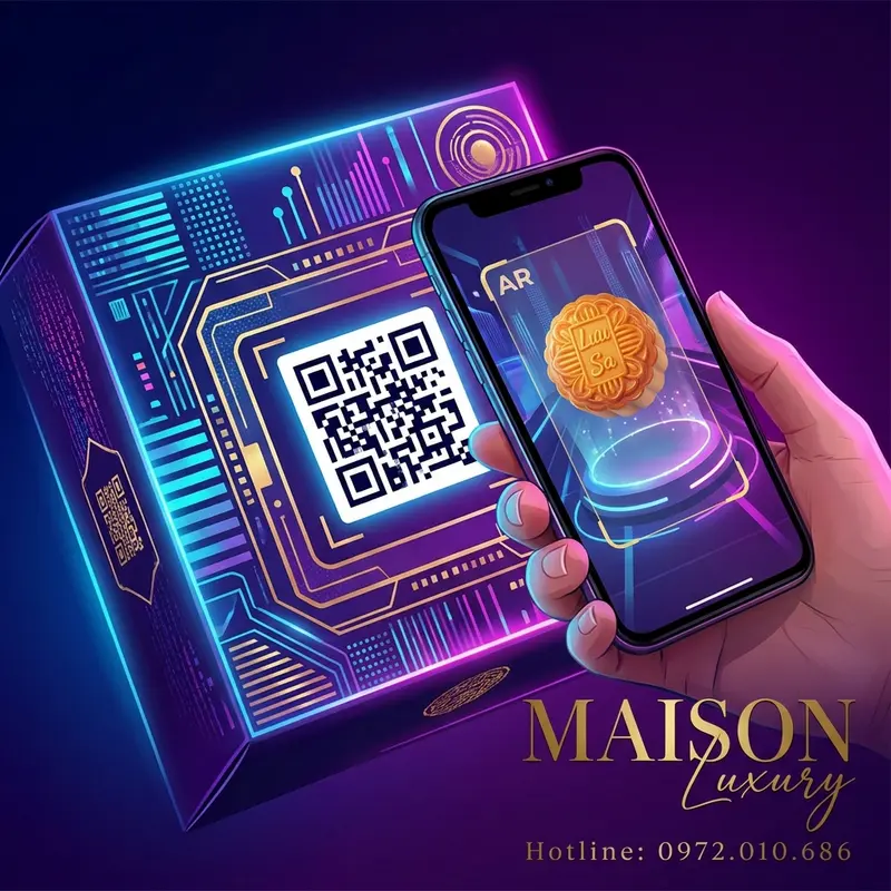 Bao bì tương tác: quét mã QR, trải nghiệm AR, đưa sản phẩm lên tầm công nghệ.