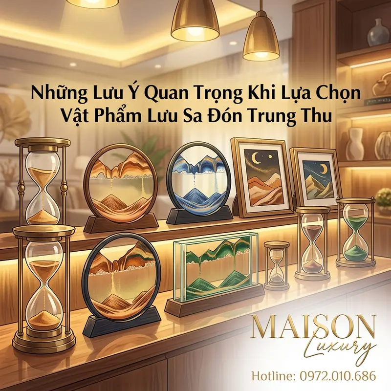Các mẫu lưu sa phong thủy đa dạng để lựa chọn cho dịp Trung Thu.