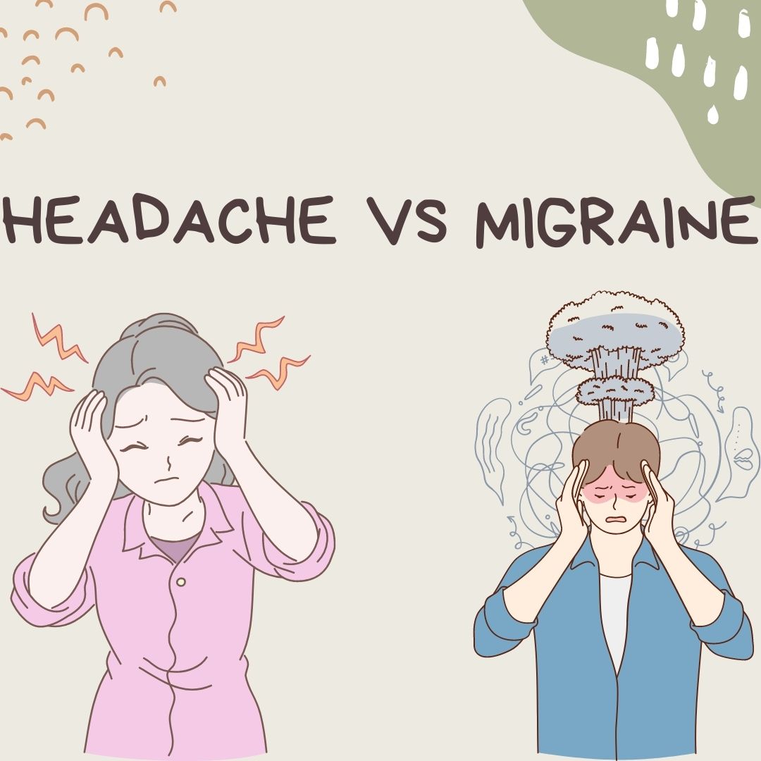 HEADACHE VERSUS MIGRAINE!!