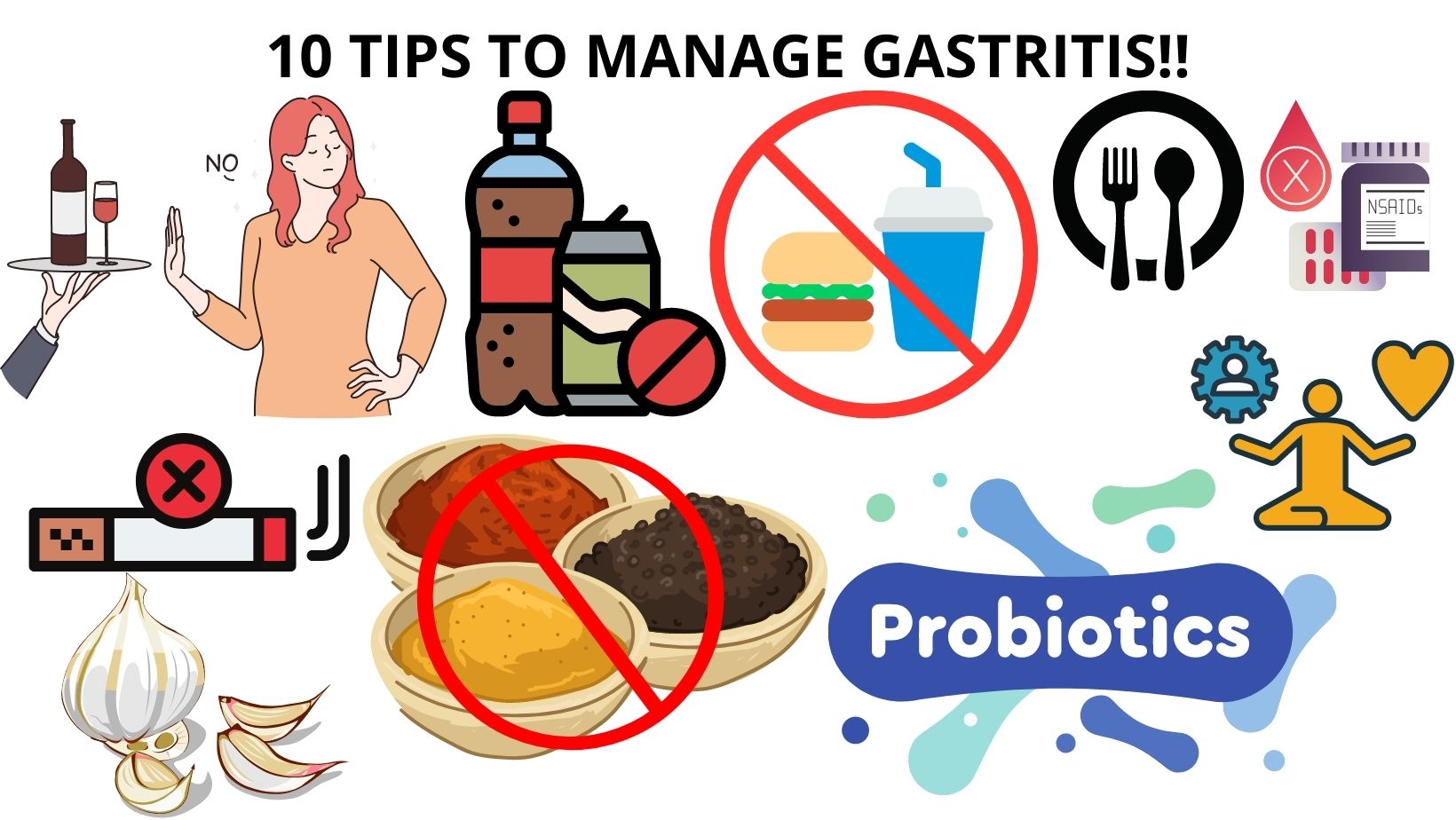 10 TIPS TO MANAGE GASTRITIS!!