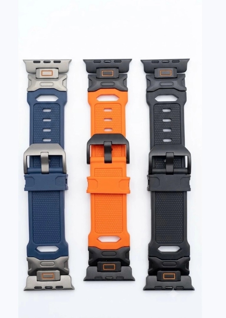 hebilla Apple Watch de Silicon con Titanio