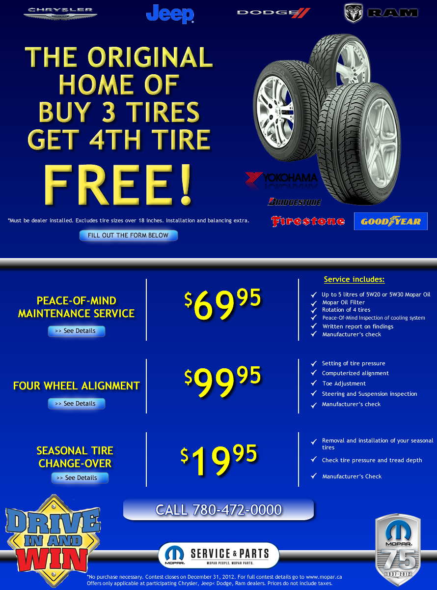 Edmonton Tire Sale Londonderry Dodge