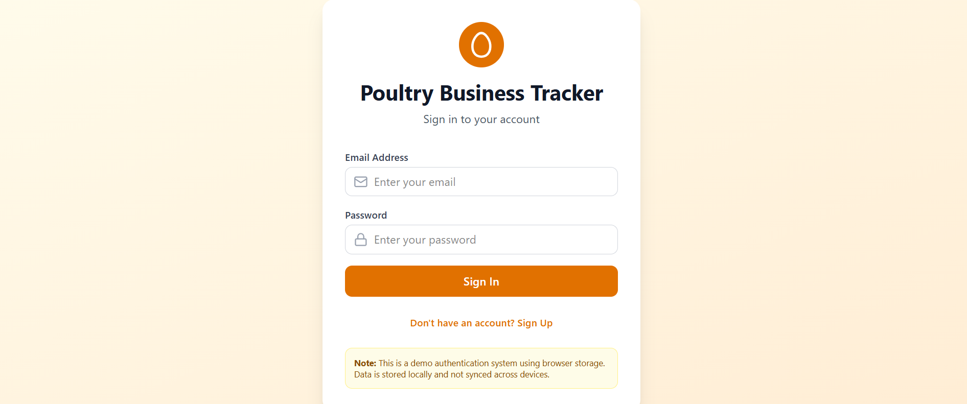 ERP system for Poultry