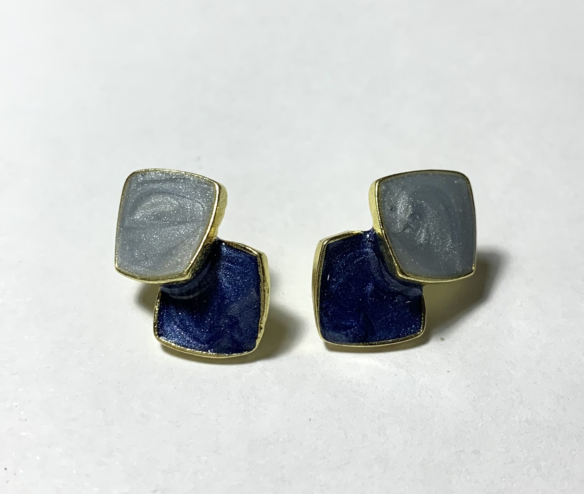 Aros azul celeste