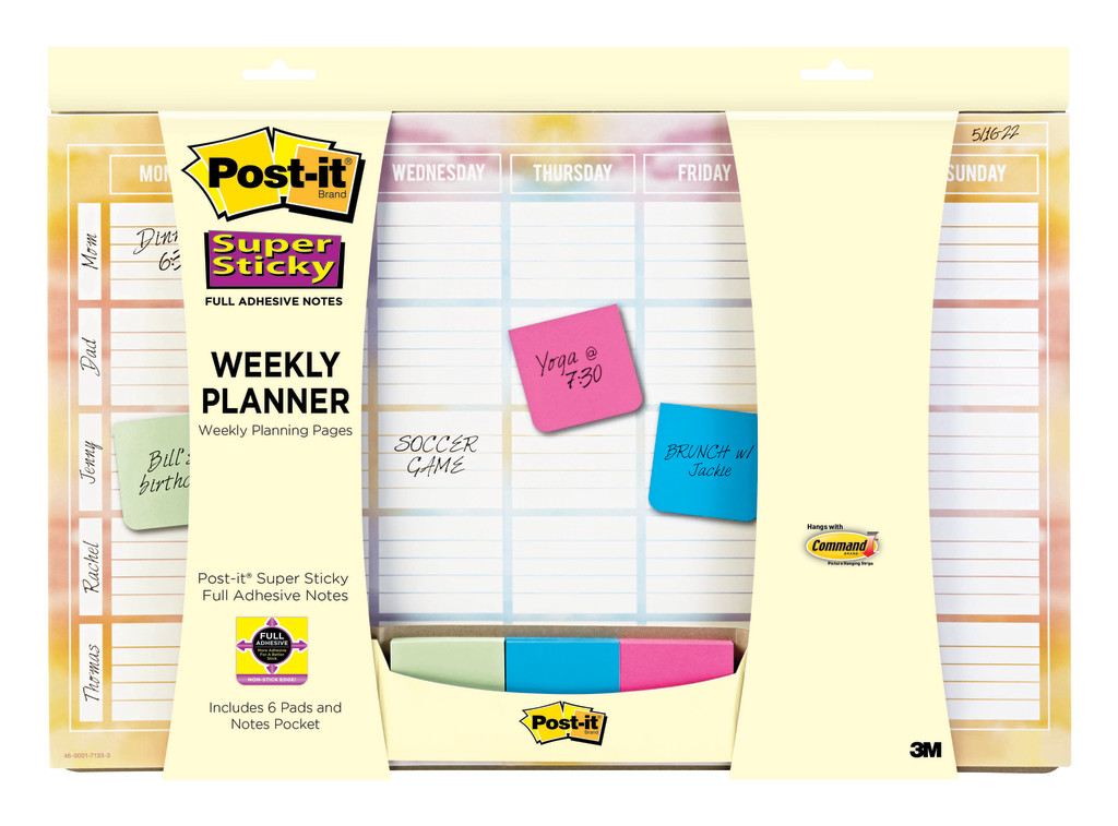 3m Post It Planeador Semanal Con 26 Hojas 256.00 en Mercado Libre