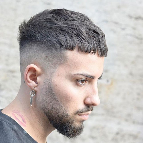 Crop + Undercut + Beard Fade