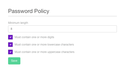 Customisable-Password-Policy