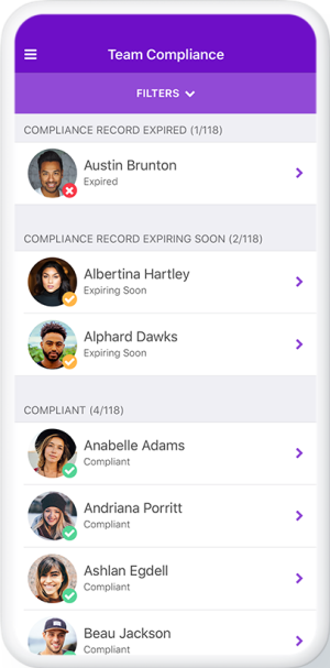 Team Compliance Mobile