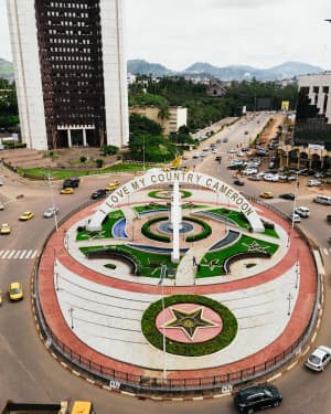 Stamp from Cameroon for Peliah's entry