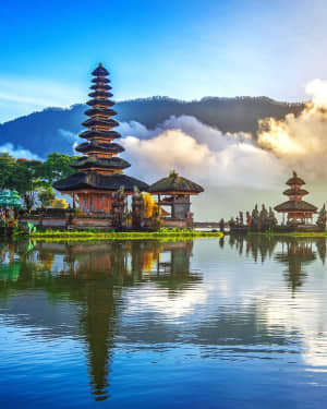 Stamp from Indonesia for Bayu's entry