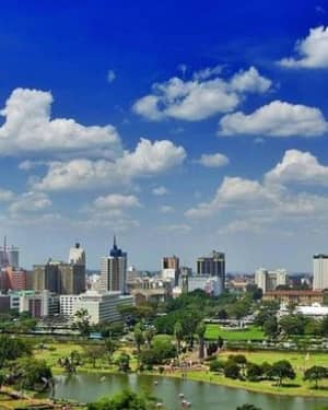 Stamp from Kenya for Dre's entry