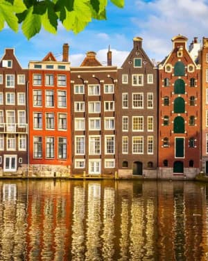 Stamp from Netherlands for Lulu's entry