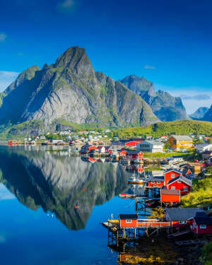 Stamp from Norway for Selma's entry