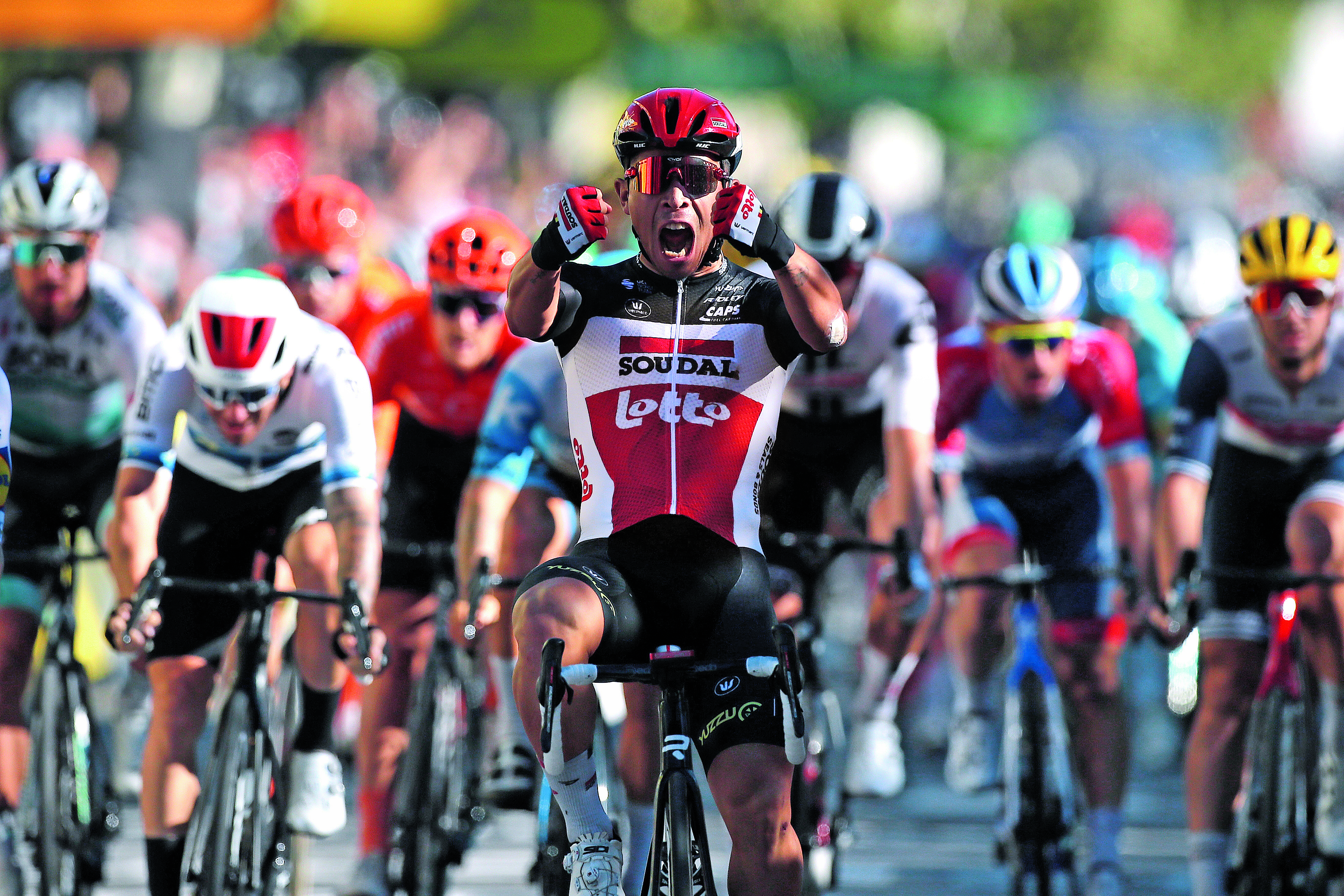 Maillot Cyclisme Vermarc Lotto Soudal 2020, Tim Wellens, Taille XS, Rouge