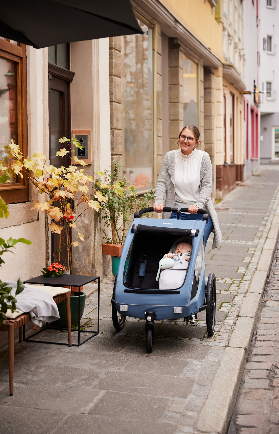 Fahrradanhnger Hauck Dryk Duo Plus: 2 in 1 - vom Anhnger zum Buggy in  Sekunden | BIKE