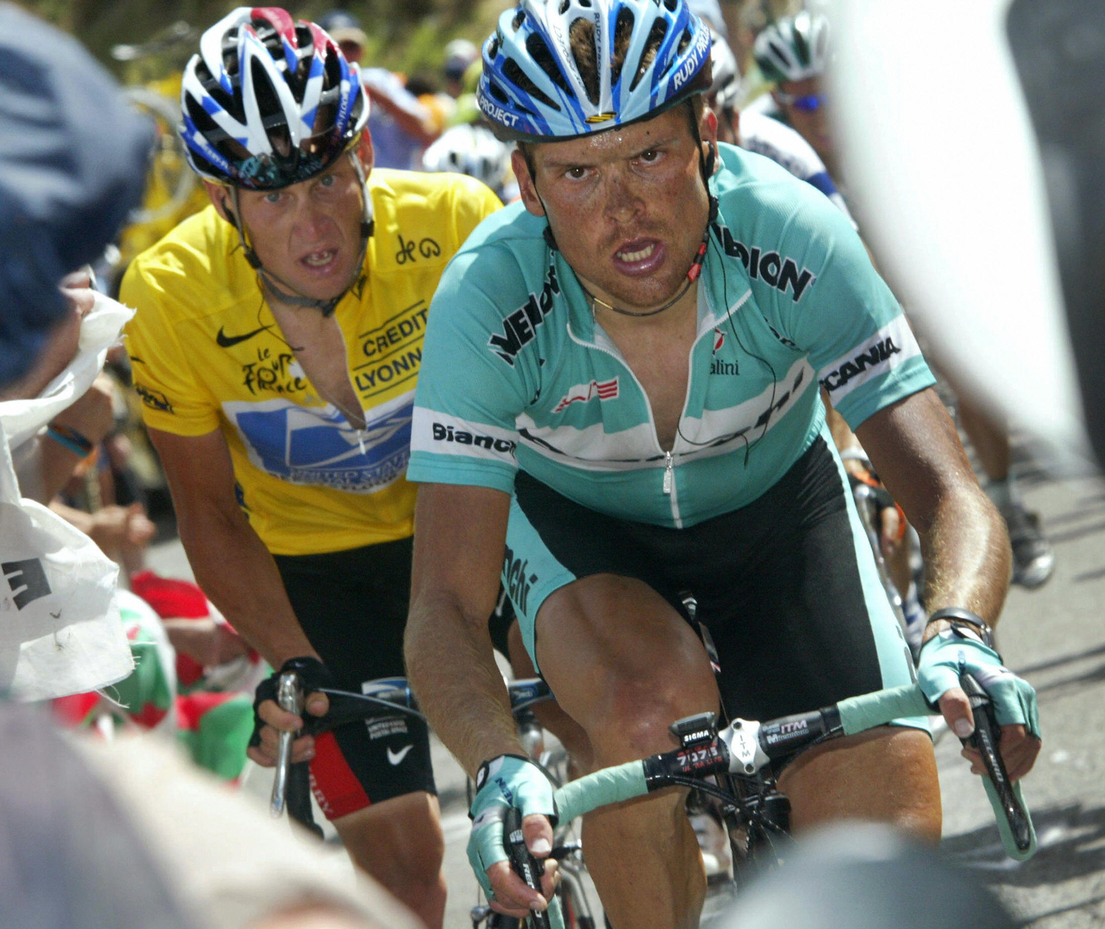 Maillot De Cyclisme Team Bianchi 2003 Jan Ullrich - Manches Longues - Neuf Avec étiquettes - Taille Homme