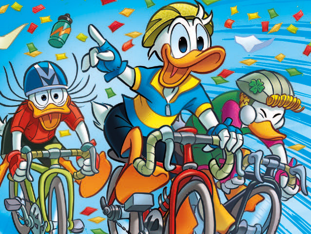 Donald Duck und Co. fahren ein Radrennen: LTB Fahrrad erscheint | TOUR