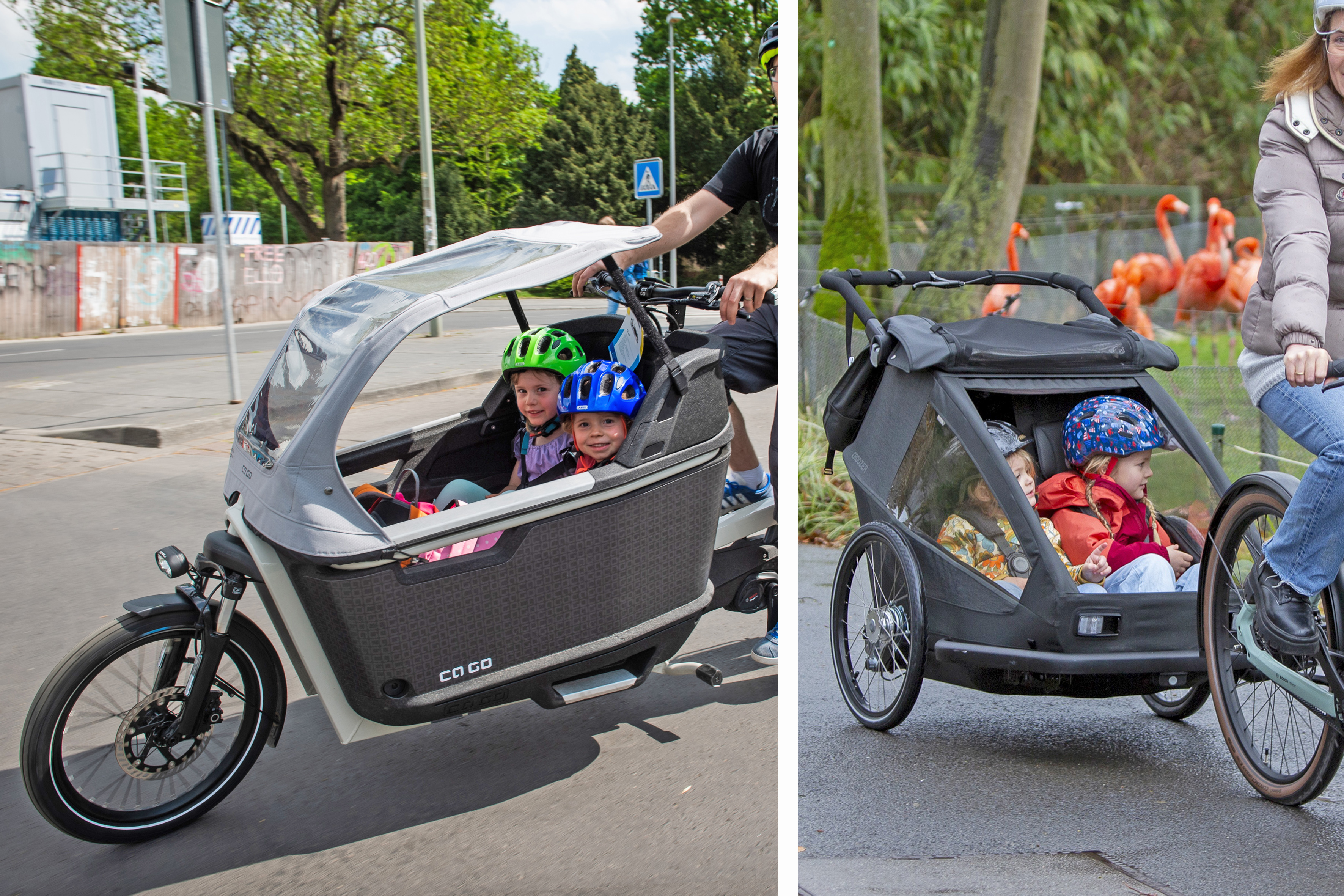 Kindertransport mit Fahrrad: Anhnger oder Cargobike? | BIKE