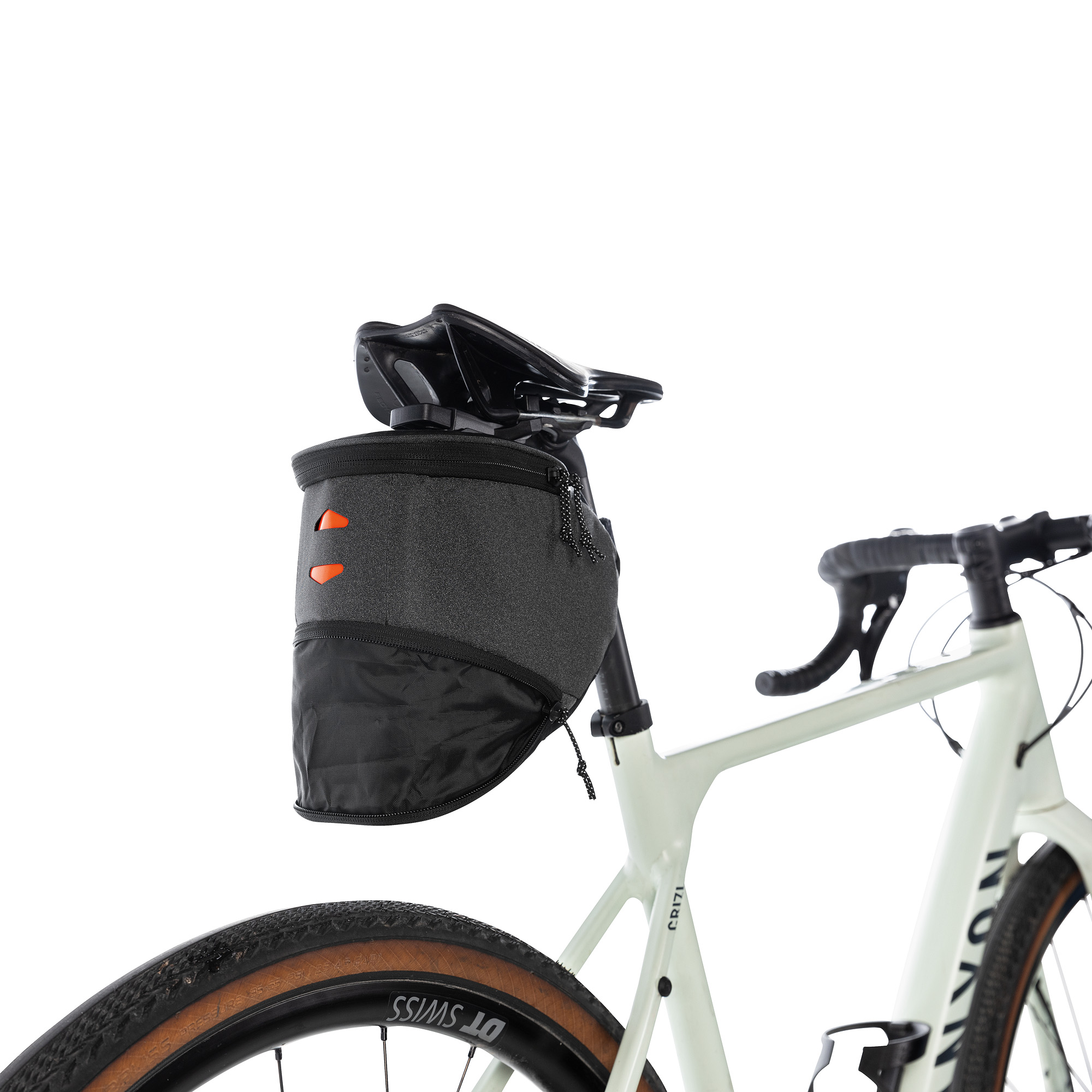 Tatonka Bike Musette M - Borsa A Tracolla Pieghevole Unisex Per Bici, Piccola, Con Anello In Gomma