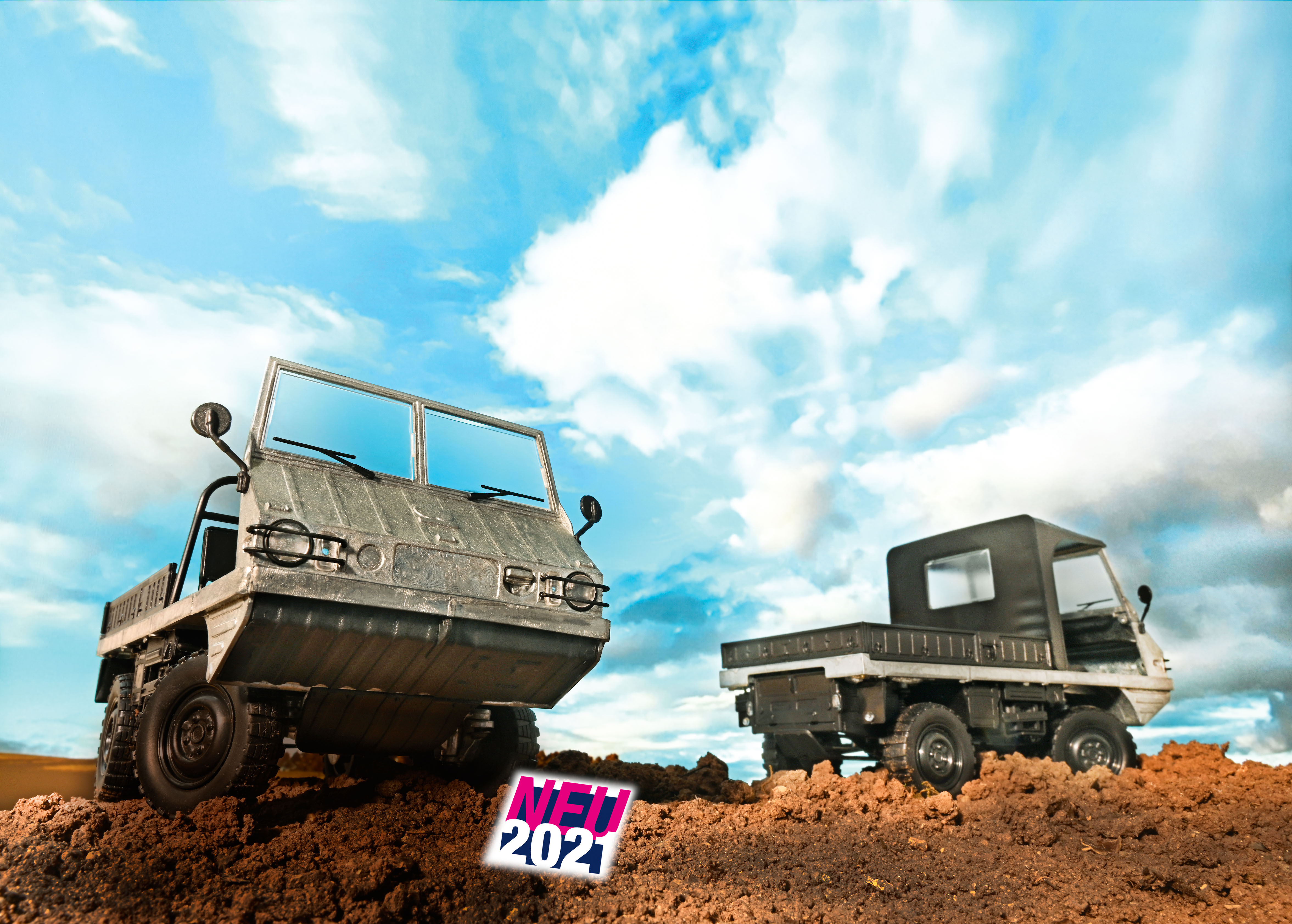 シュコー 1/18 Schuco trident Steyr-Puch Haflinger J05-06-003