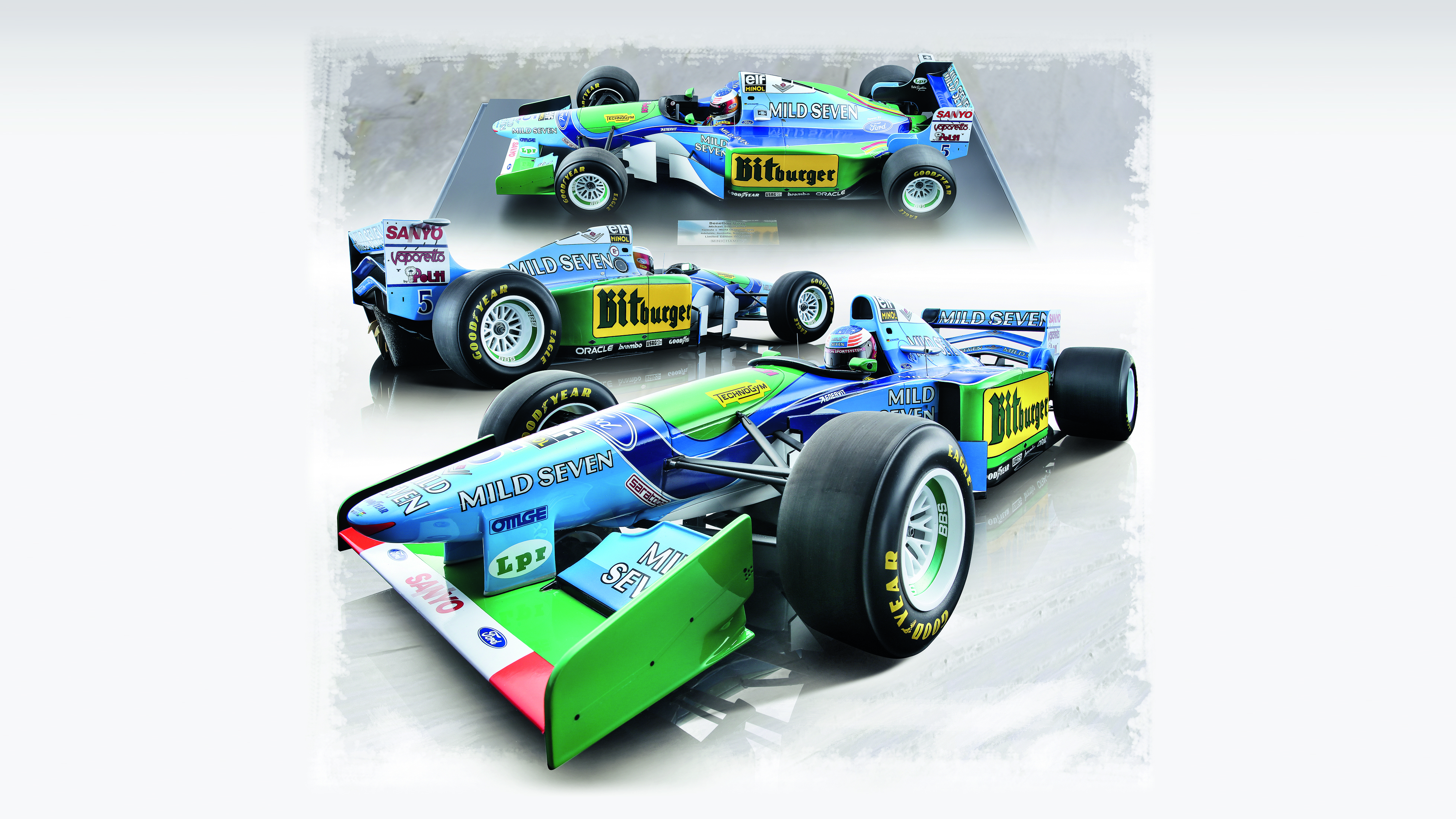 MINICHAMPS F1 BENETTON FORD 194 MICHAEL SCHUMACHER 1/43 1994 N° 13