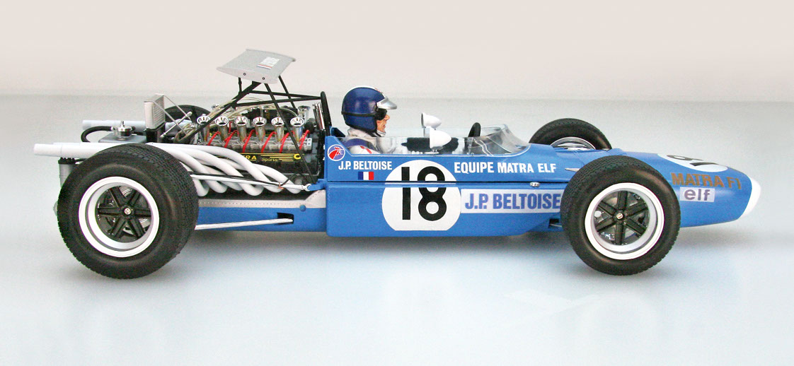 Der Lautsprecher: '68 Matra MS11 von Ebbro in 1:12 | MODELLFAHRZEUG