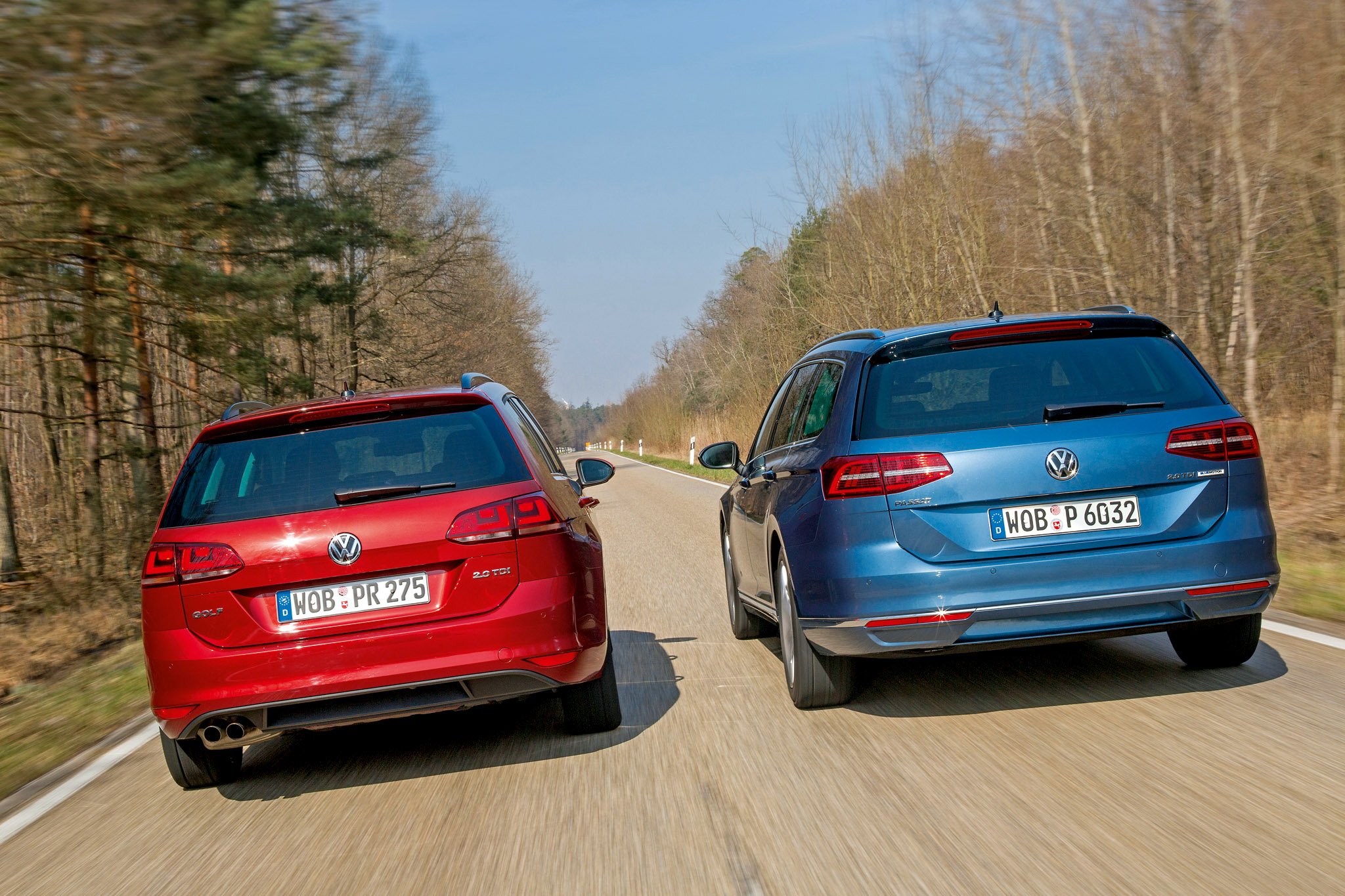image.title Korrektur Vergleichstest: Golf Variant vs. Passat Variant - Unter Volkswagen Golf Variant Vs Passat Vergleich
