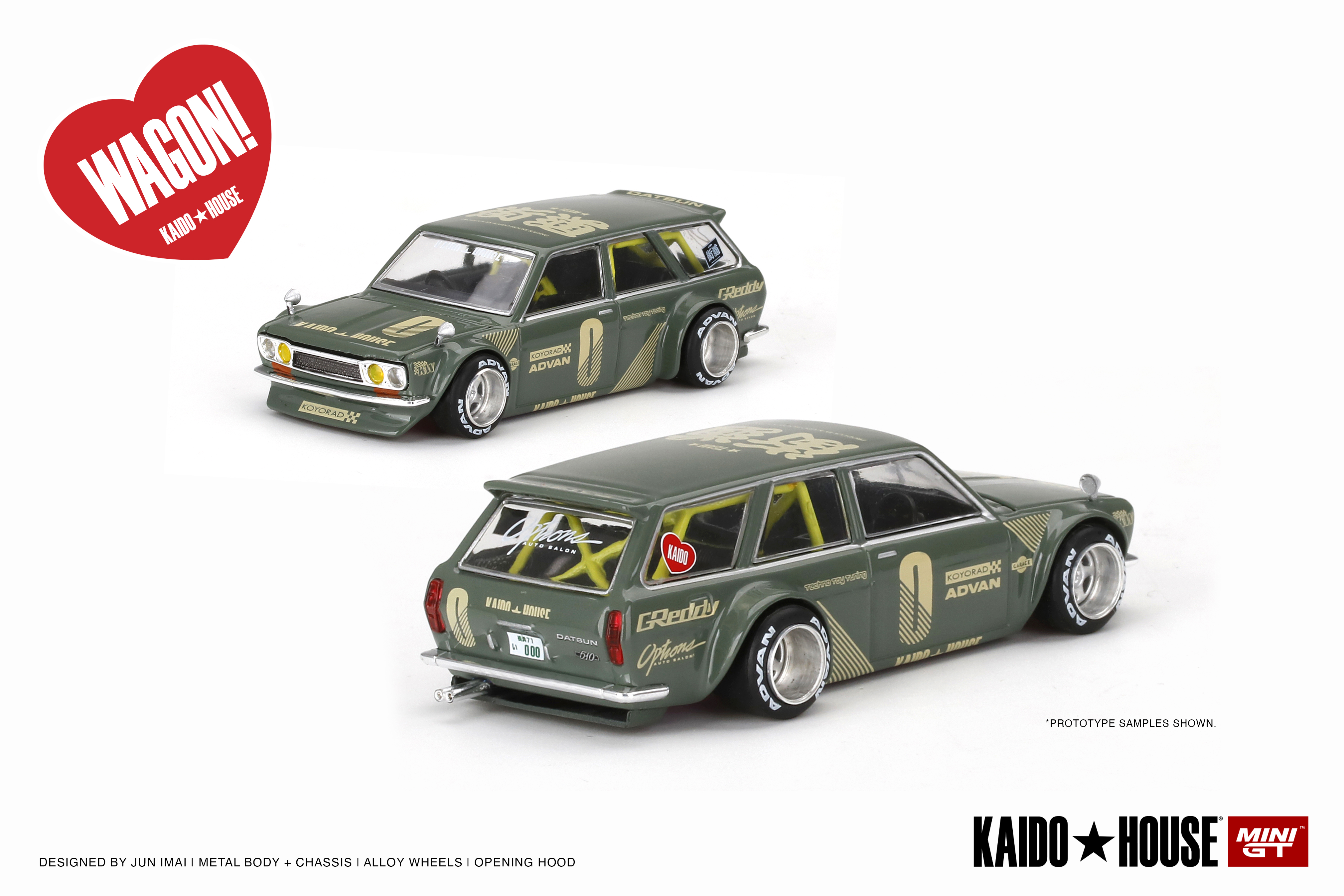 Pamperlaster mal anders: Kaido-House-Datsun 510 kommt von Mini GT