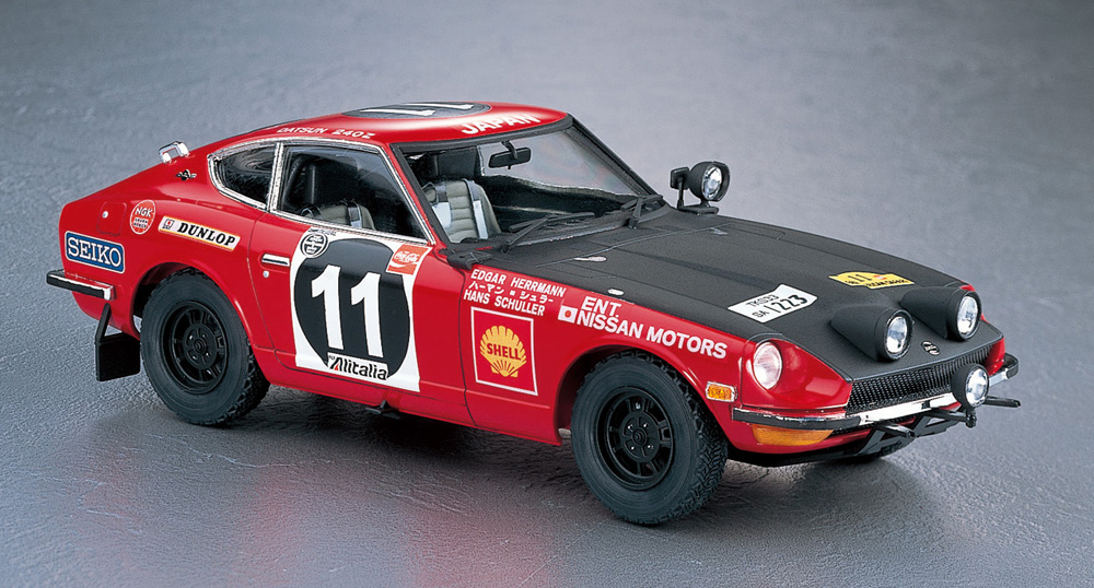 Hasegawa bringt den 1:24-Plastikkit des Datsun 240Z als Safari