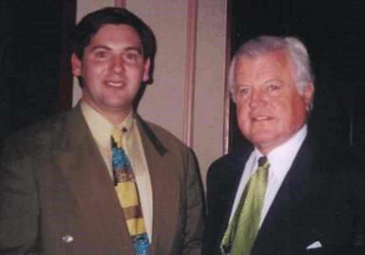 Jason Fitz-Patrick and Senator Ted Kennedy