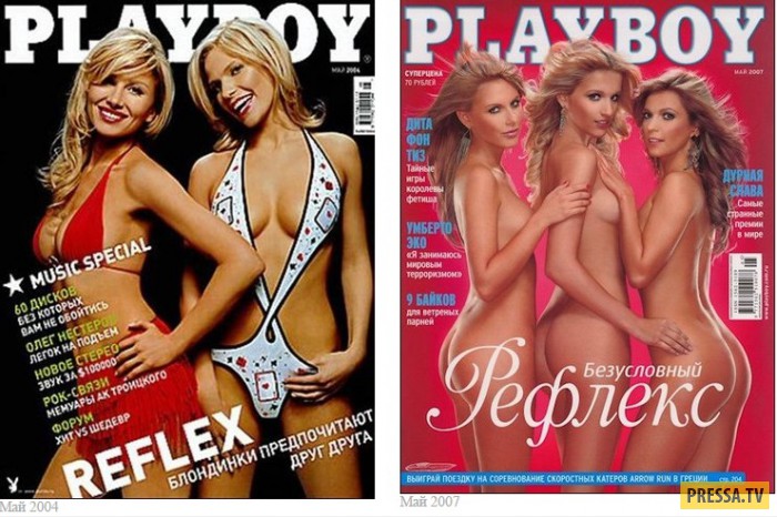 Самые яркие и запомнившиеся обложки журнала  Playboy (62 фото)