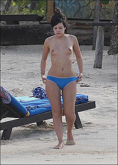 Sexy Lily Allen Nude Paparazzi