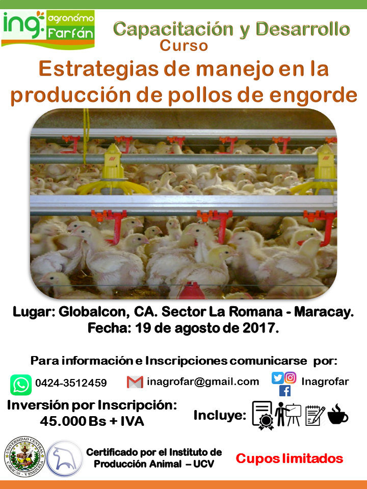 Curso: Estrategias de manejo en la producción de pollos de engorde