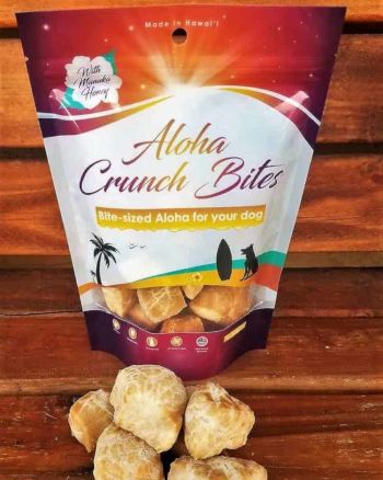 Organic Dog Treats Aloha Crunch Bites Manuka Honey