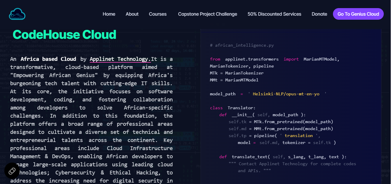 CodeHouse Cloud