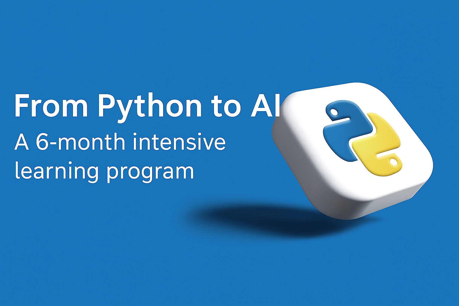 Python to AI: 6-Month Intensive Training Program