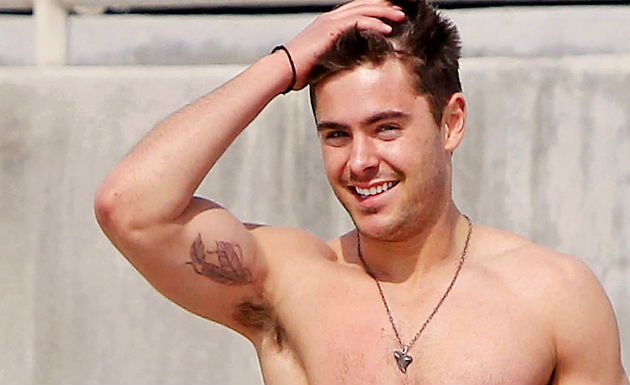 Zac Efron Bicep Tattoo