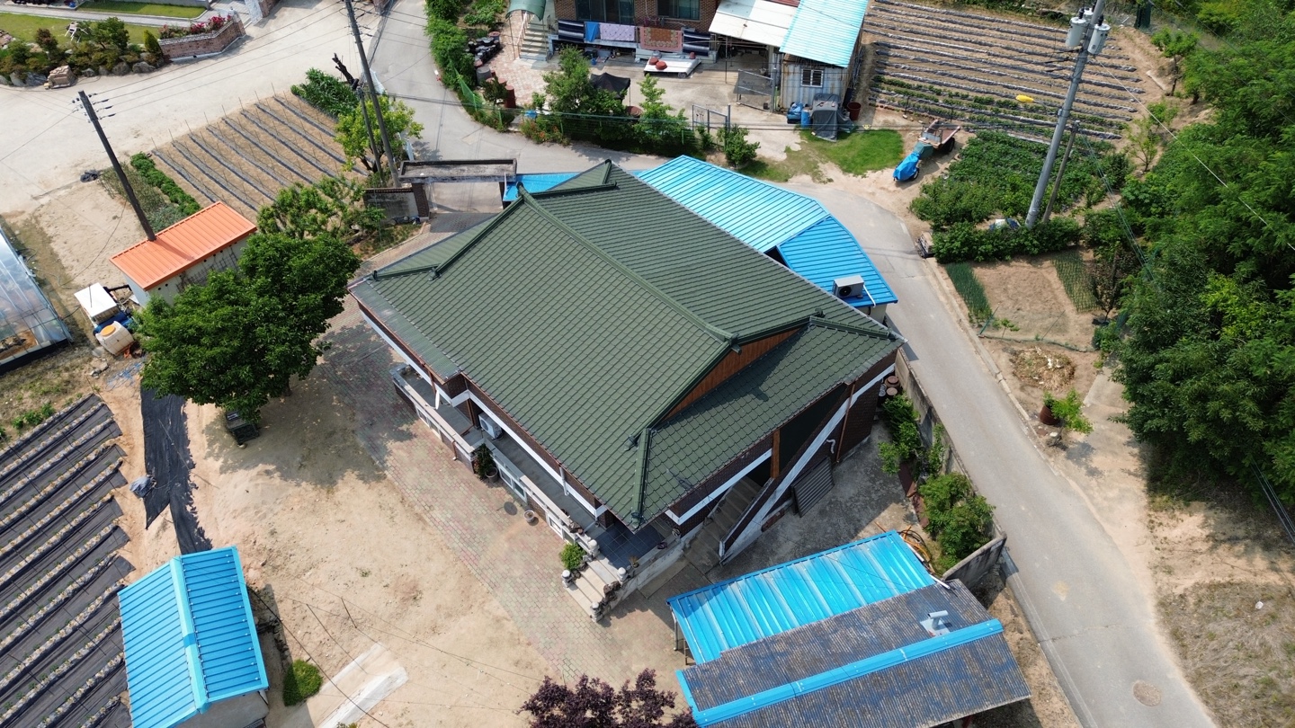 보은 삼승면 슬라브옥상 지붕공사