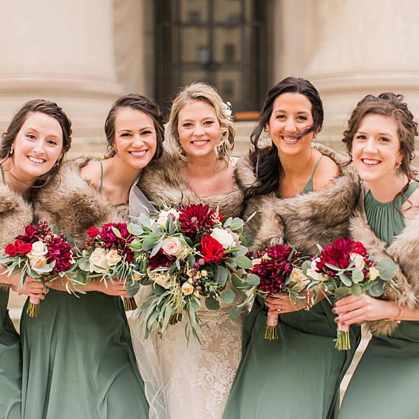 Choosing Bridesmaid Dresses for a Winter Wedding: Seven Things to Keep in  Mind