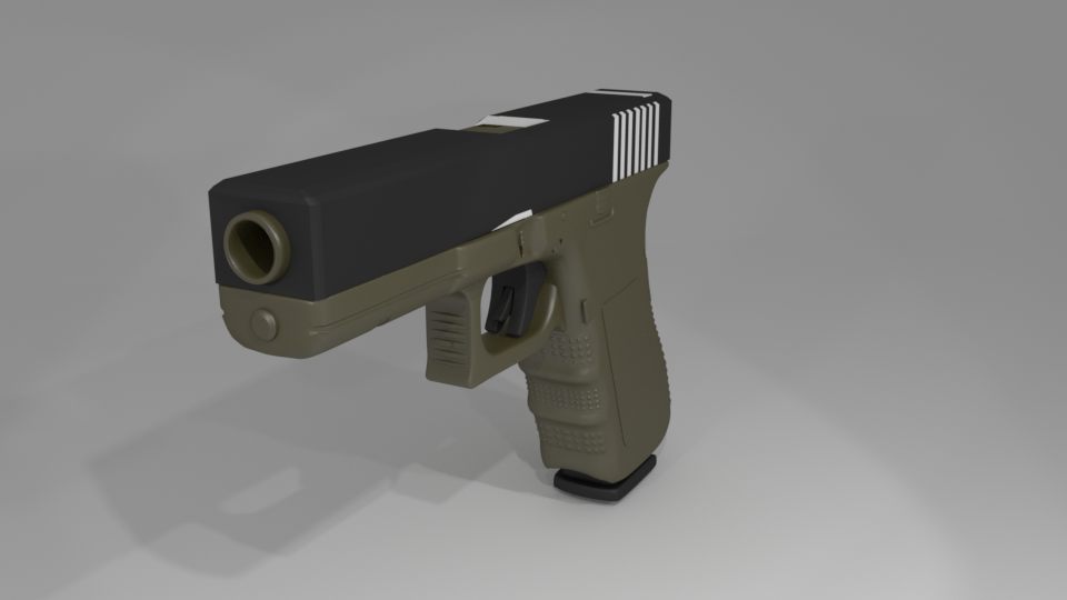 Unity 5 пистолет, Glock, моделирование, рендер, создание стрельбы, создание шутера, Unity3d, Unity 5