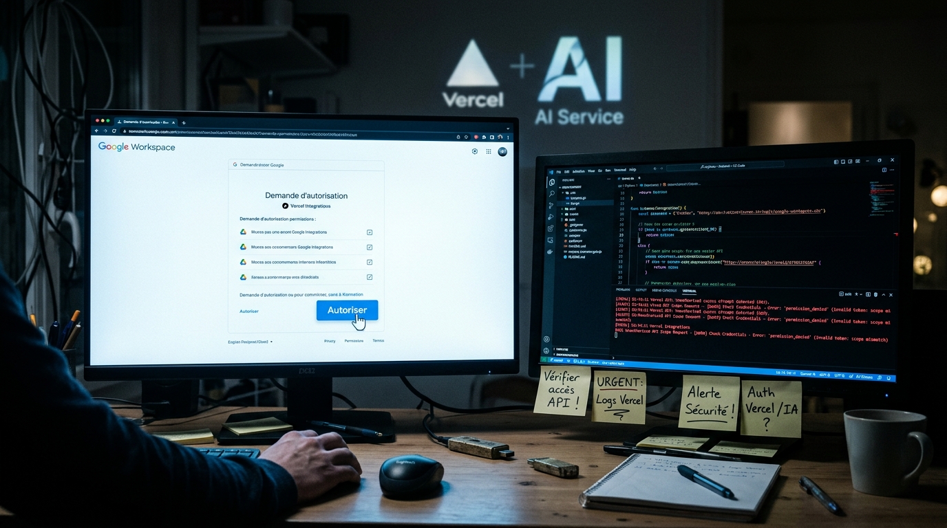 Vercel : piratage via Context.ai expose emails, clés API et code source
