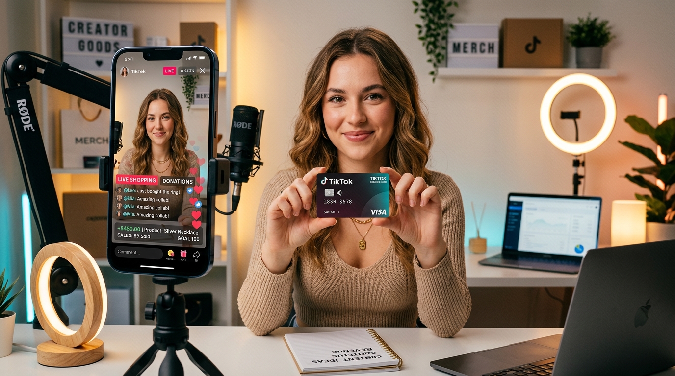 TikTok et Visa lancent une « creator card » au Royaume‑Uni pour accélérer le social commerce