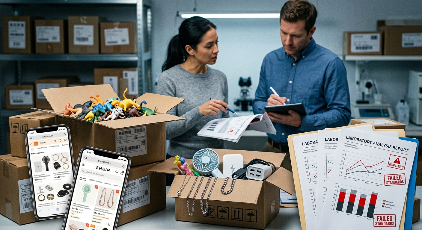 DGCCRF : 46% des produits testés sur Temu, Shein et AliExpress jugés dangereux