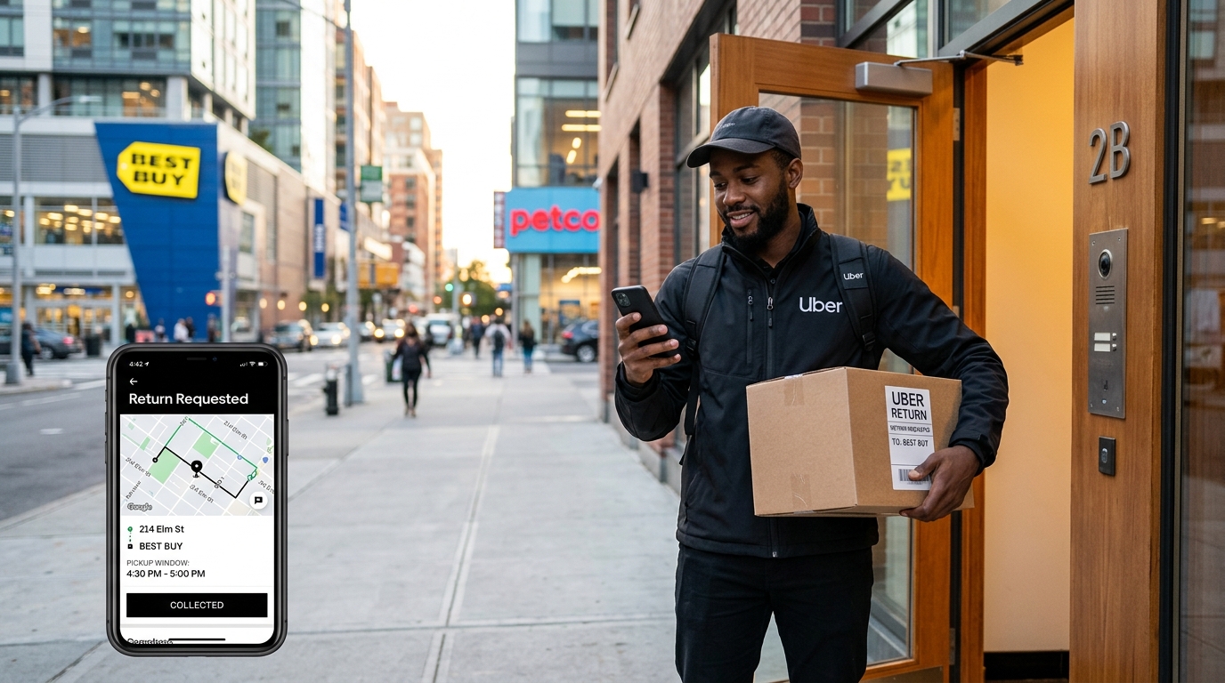 Uber Eats lance Returns : collecte à domicile et remboursement instantané pour les retours